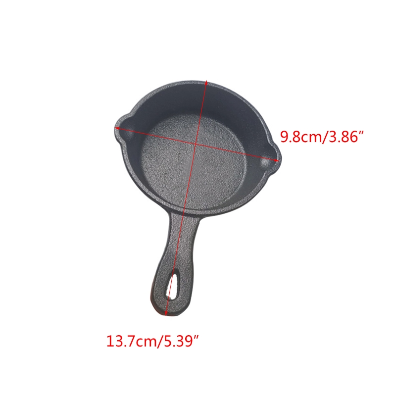Cast Iron Skillet - 8.5 سنتيمتر مقلاة صغيرة ستيك وعاء