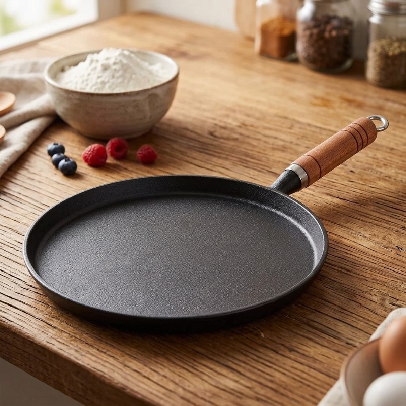 Cast Iron Skillet - مقلاة من الحديد الزهر مقاس 20/23/26