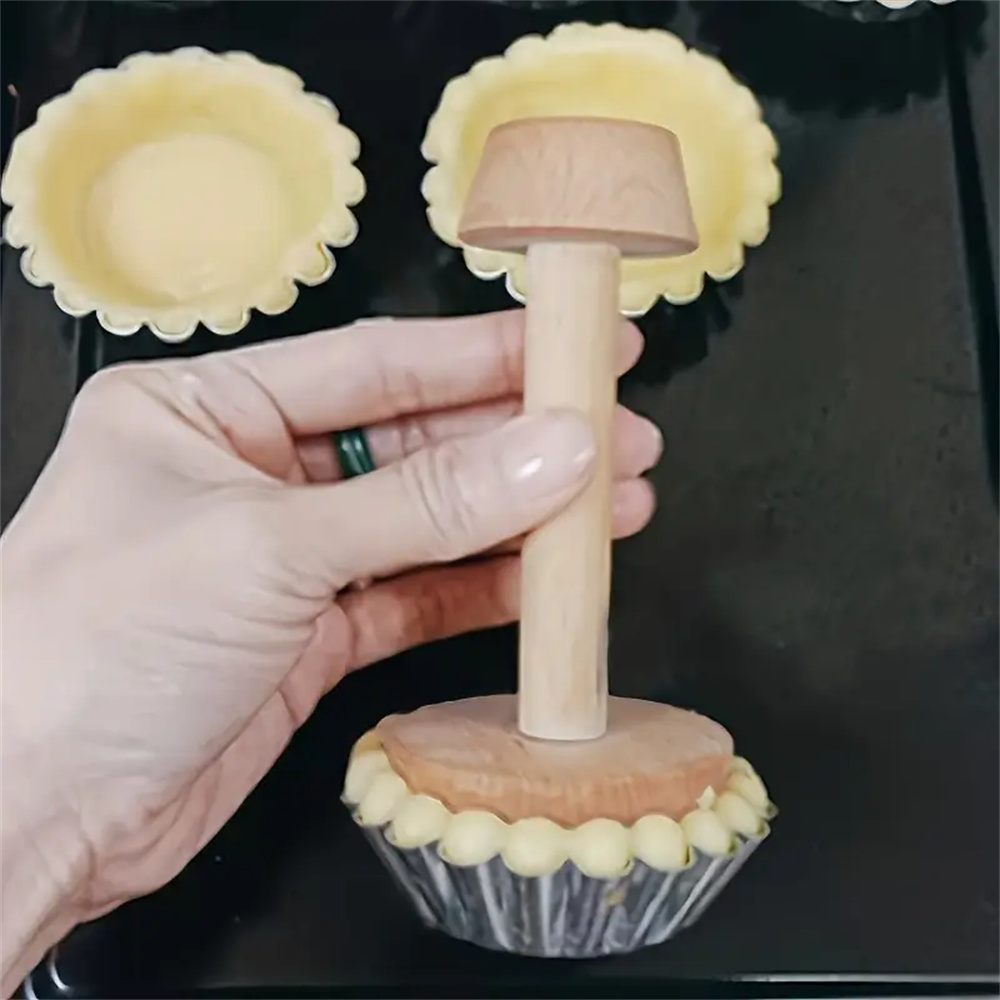 Kitchen Gadgets Design - قسط خشبية البيض لاذع قالب مزدوج