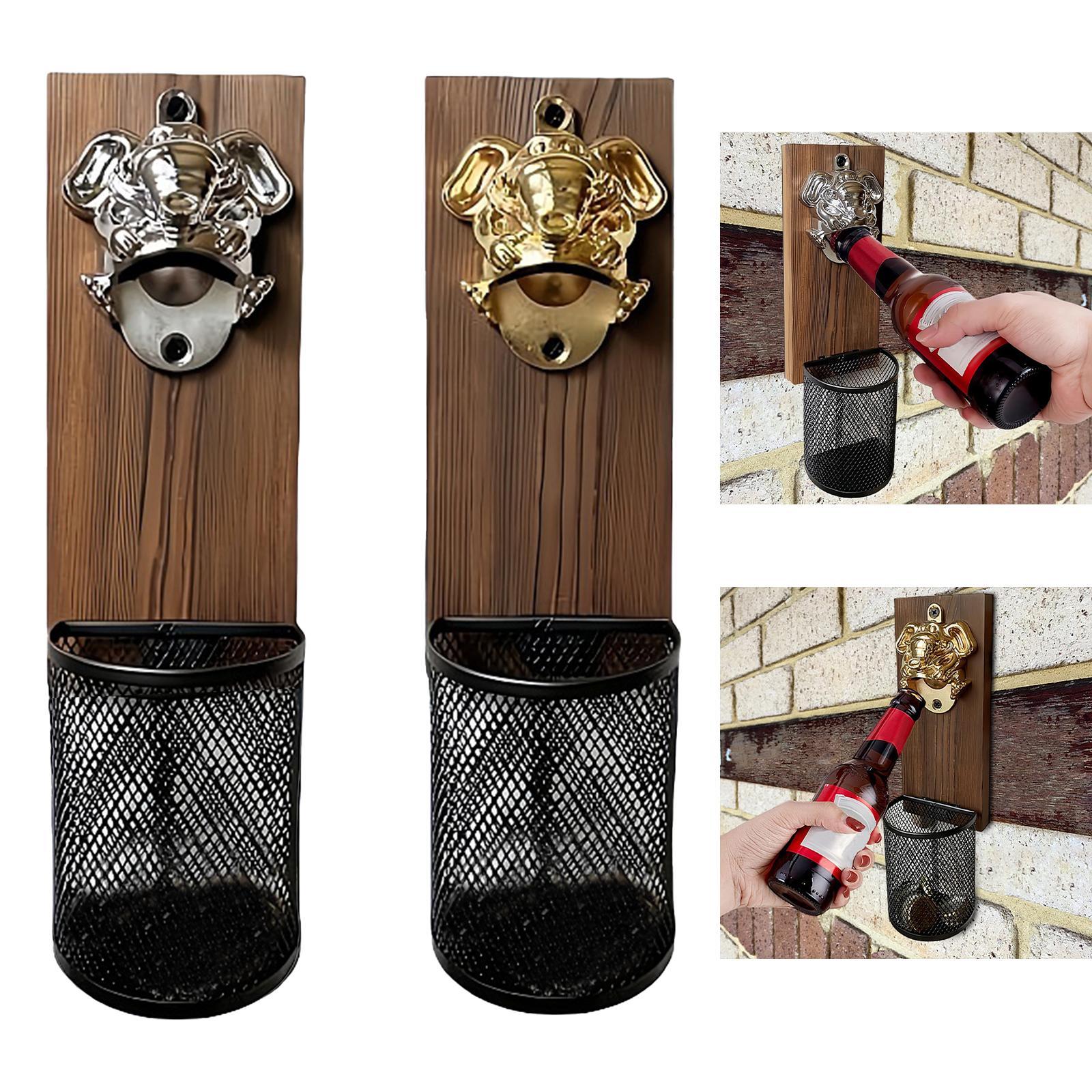 Kitchen Gadgets For Gifts - فتاحة زجاجات مغناطيسية مع مجمع أغطية