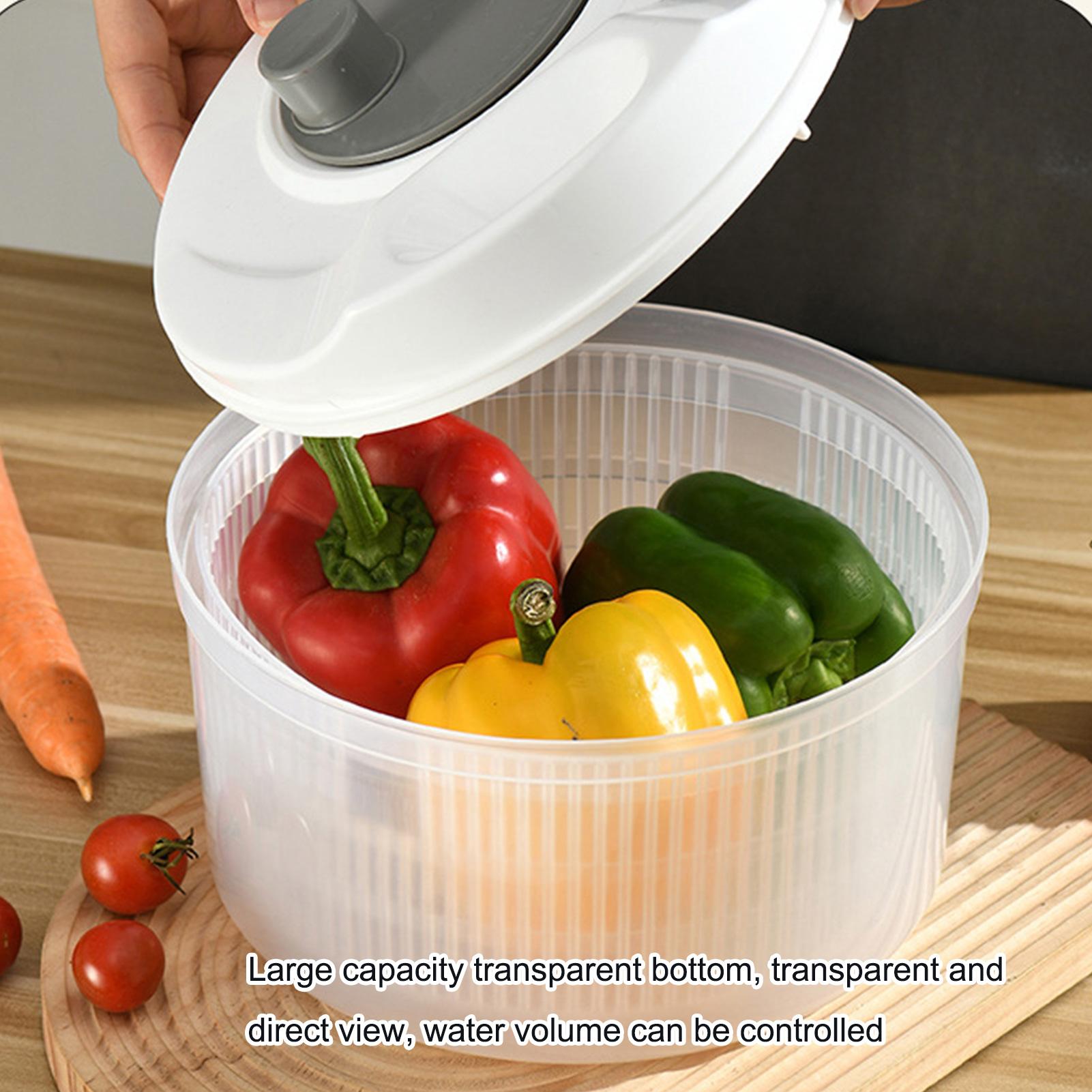 Salad Spinner - سلطة سبينر الفاكهة شطف مصفاة الحاويات