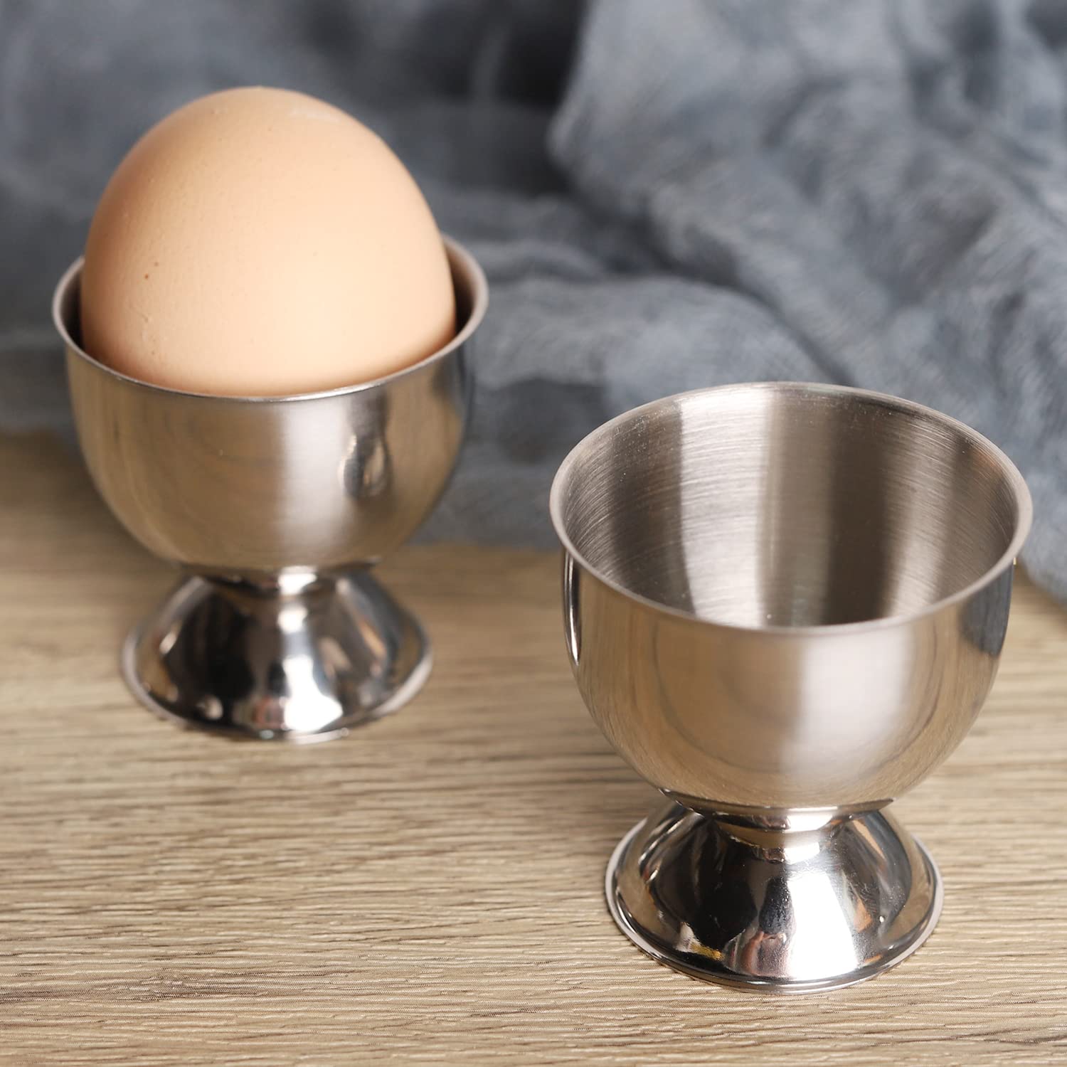 Kitchen Gadgets For Gifts - طقم أكواب بيض من الفولاذ المقاوم