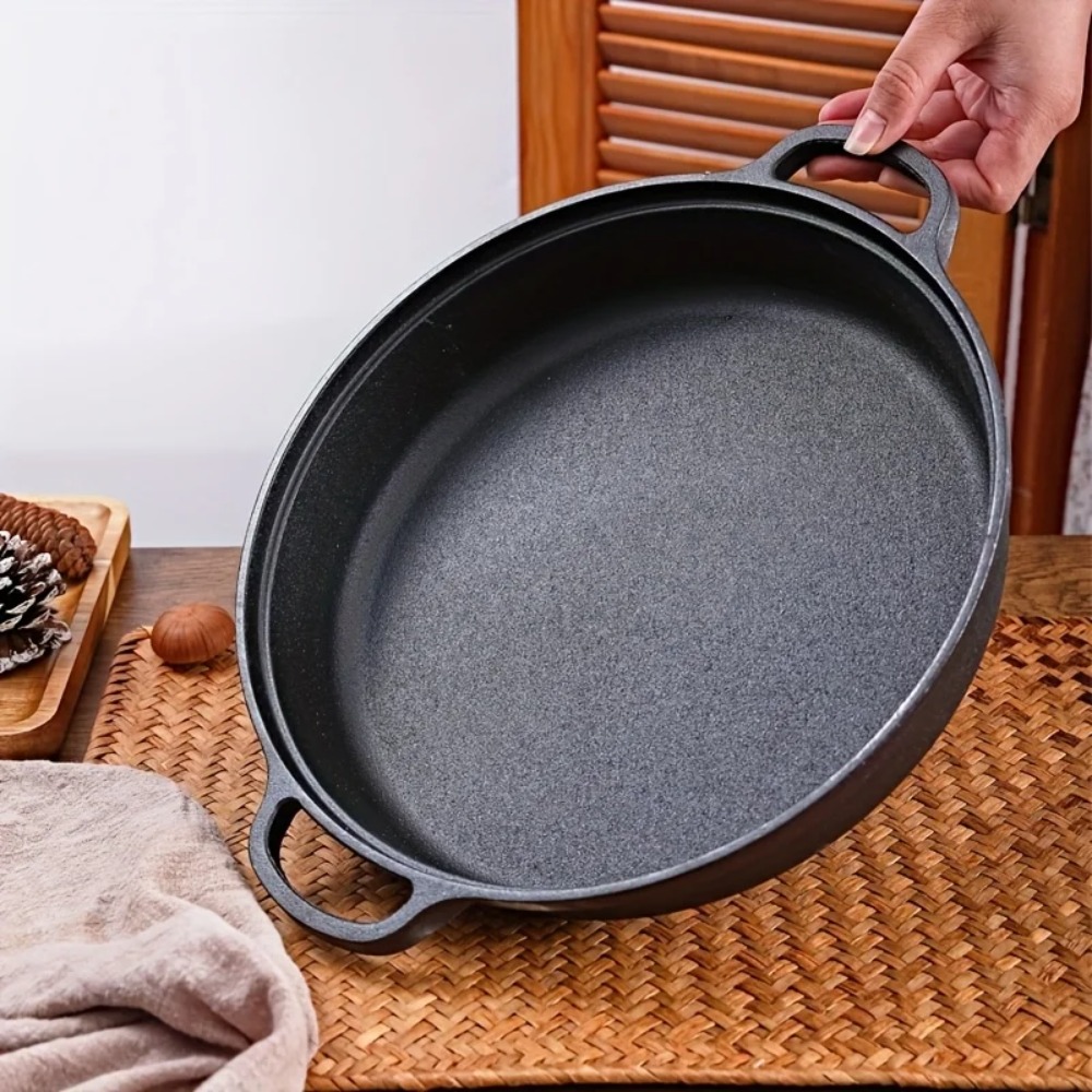 مقلاة ووك متينة غير لاصقة من ا - مراجعة Cast Iron Skillet وسعره