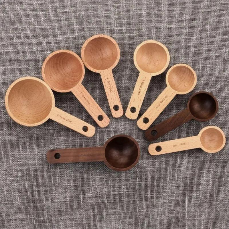 ملعقة قياس خشبية 7.5-45 مل محم - مراجعة Kitchen Gadgets For Gifts وسعره