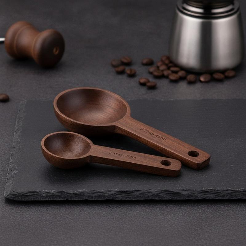 ملعقة قياس خشبية 7.5-45 مل محم - مراجعة Kitchen Gadgets For Gifts وسعره