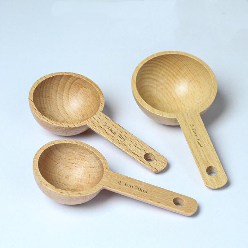 ملعقة قياس خشبية 7.5-45 مل محم - مراجعة Kitchen Gadgets For Gifts وسعره