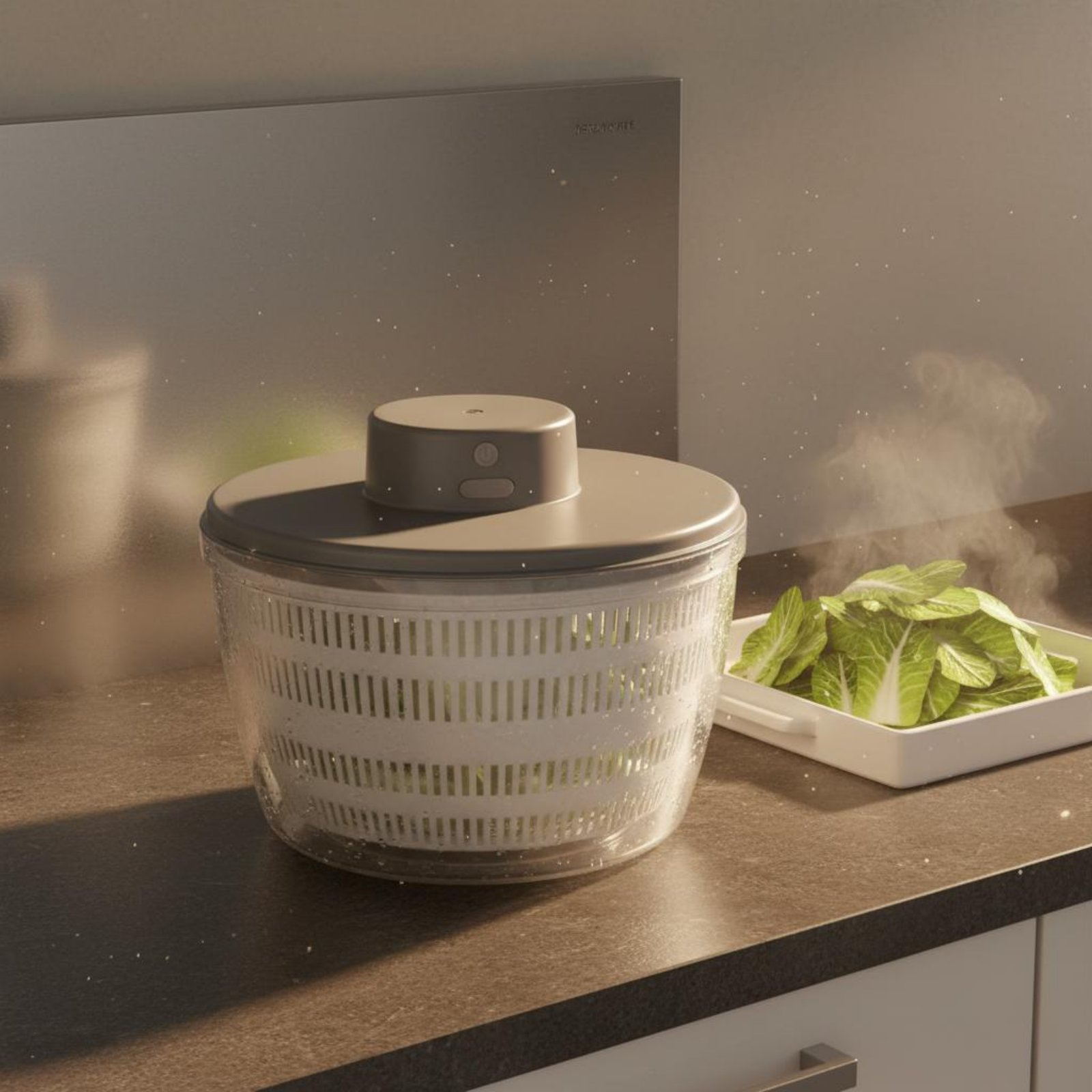 مجفف سلطة كهربائي متعدد الوظائ - مراجعة Salad Spinner وسعره