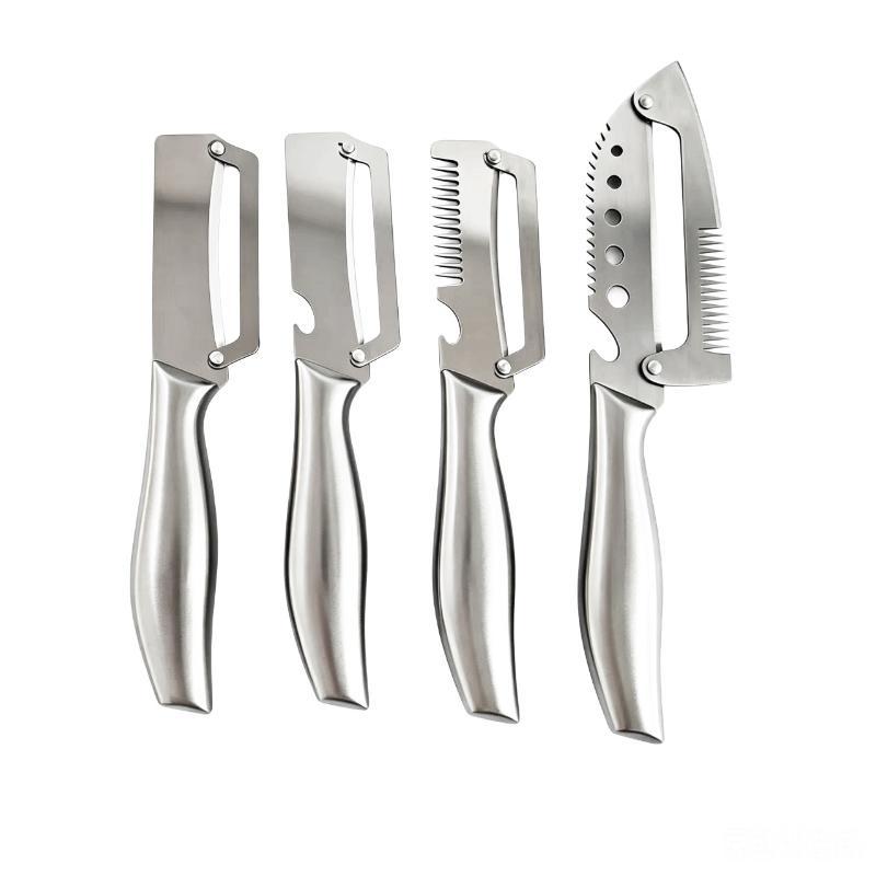 مقشرة خضروات 5 في 1 بمقبض من ا - مراجعة Kitchen Gadgets For Gifts وسعره