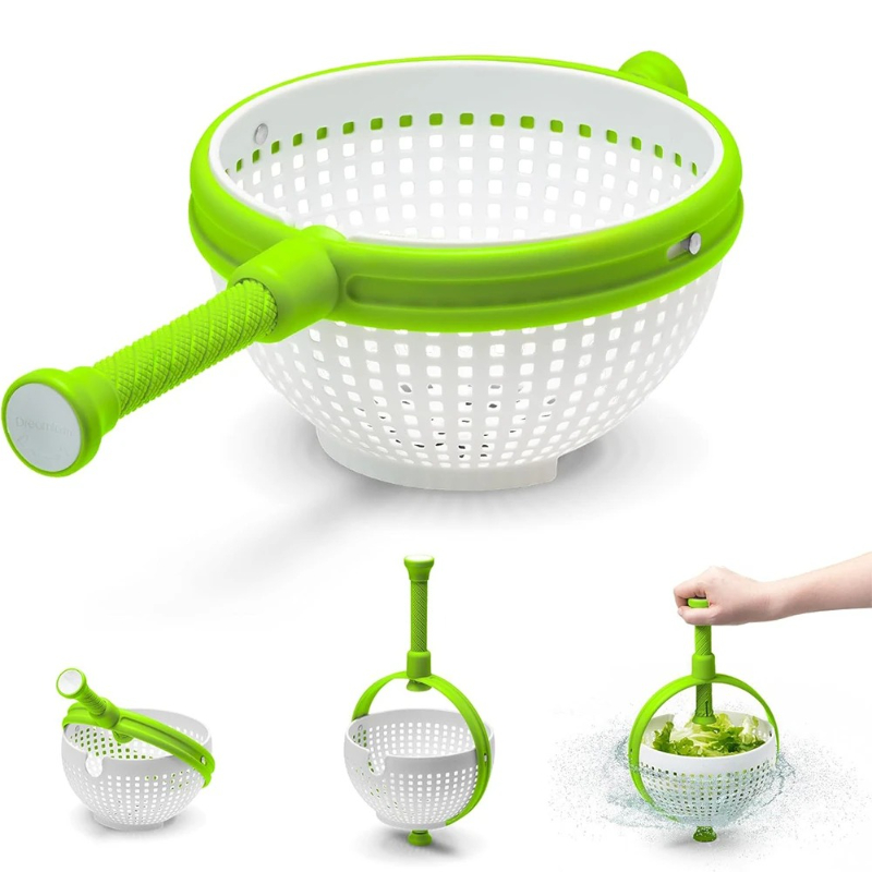 مصفاة سلطة سعة كبيرة 2 في 1، م - مراجعة Salad Spinner وسعره
