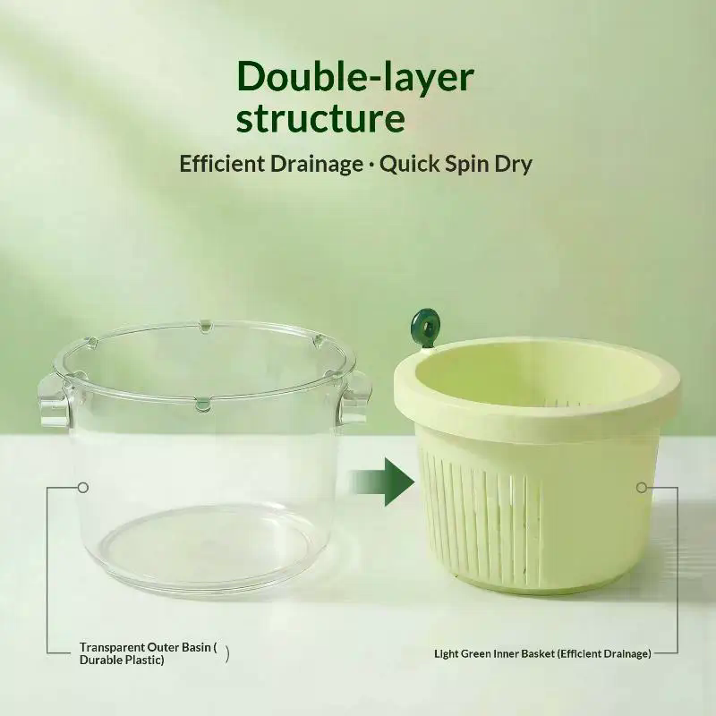 جهاز تجفيف السلطة اليدوي آمن ل - مراجعة Salad Spinner وسعره