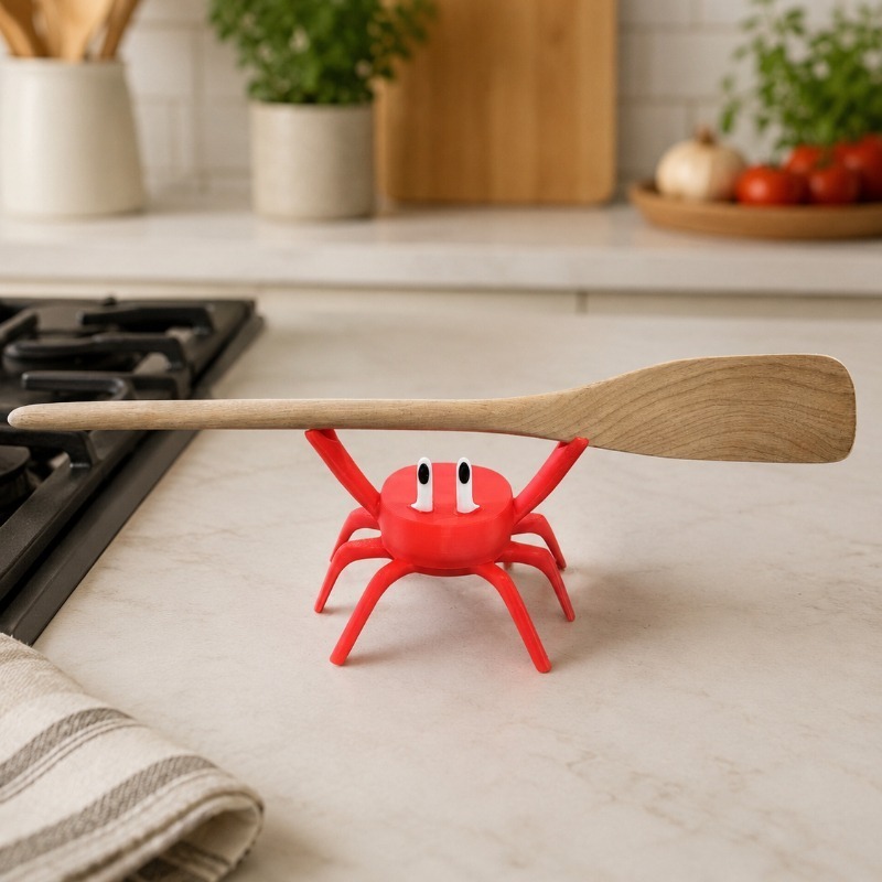 حامل ملعقة على شكل سرطان البحر - مراجعة Kitchen Gadgets For Gifts وسعره