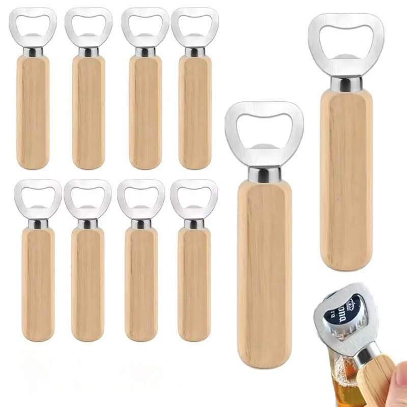 فتاحة زجاجات خشبية من الفولاذ  - مراجعة Kitchen Gadgets For Gifts وسعره