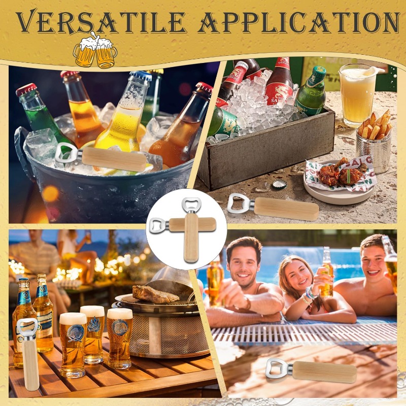 فتاحة زجاجات خشبية من الفولاذ  - مراجعة Kitchen Gadgets For Gifts وسعره