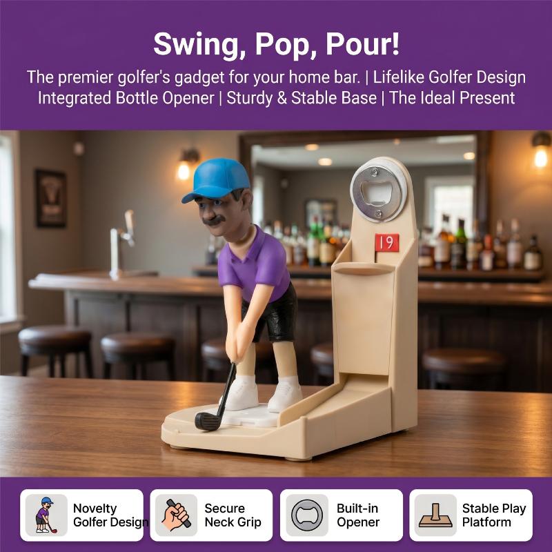فتاحة زجاجات بيرة على شكل لاعب - مراجعة Kitchen Gadgets For Gifts وسعره