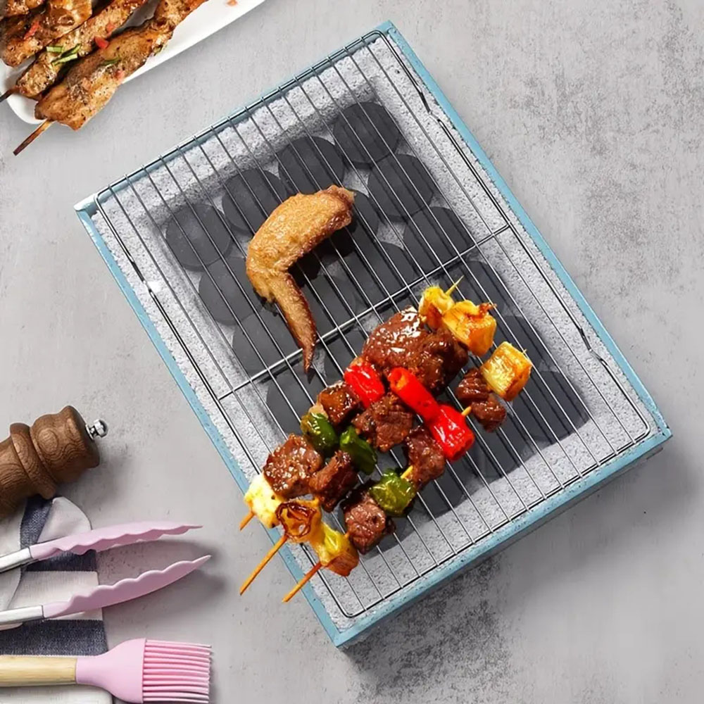 الفولاذ المقاوم للصدأ الشواء ش - مراجعة Kitchen Gadgets Design وسعره