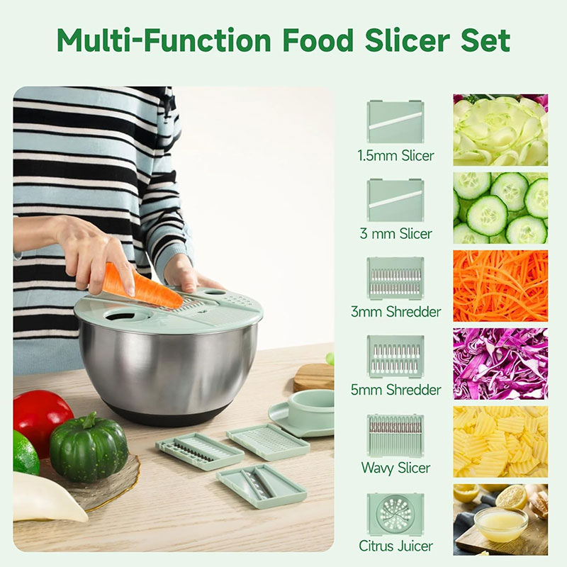 وعاء تدوير الخضروات من الستانل - مراجعة Salad Spinner وسعره